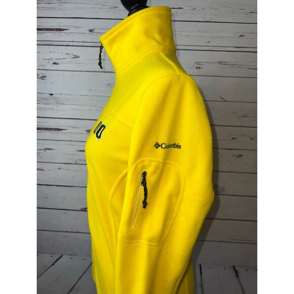 Oregon Ducks Columbia Fleece Jacket Small Womens Full Zip University NCAA Script - Picture 5 of 13